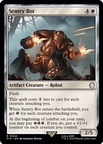 Sentry Bot (24), Universes Beyond: Fallout — Magic card price