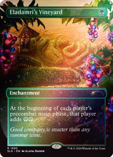 Eladamri's Vineyard (Rainbow Foil) (1692), Secret Lair Drop Series — Magic card price