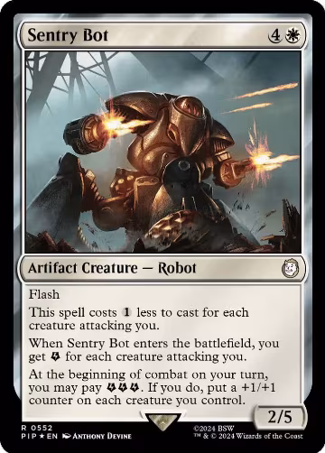 Sentry Bot (Surge Foil) (552), Universes Beyond: Fallout — Magic card price