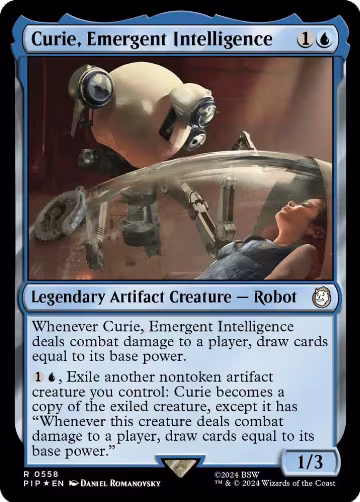 Curie, Emergent Intelligence (Surge Foil) (558), Universes Beyond: Fallout — Magic card price