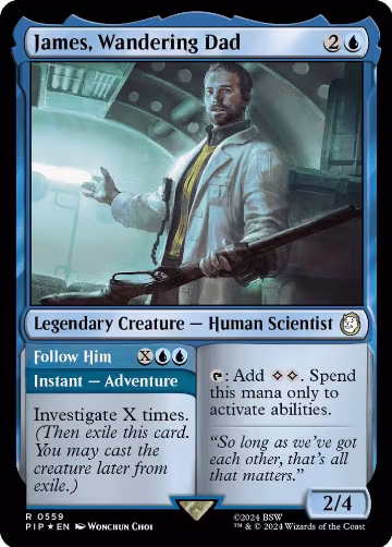 James, Wandering Dad (Surge Foil) (559), Universes Beyond: Fallout — Magic card price