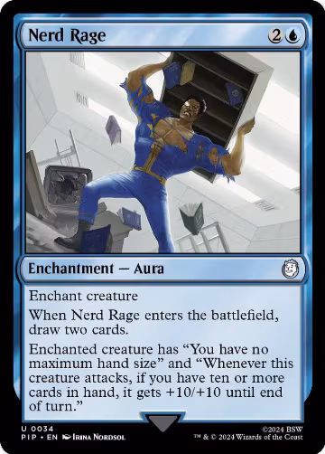 Nerd Rage (34), Universes Beyond: Fallout — Magic card price