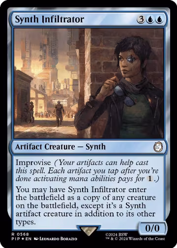 Synth Infiltrator (Surge Foil) (568), Universes Beyond: Fallout — Magic card price