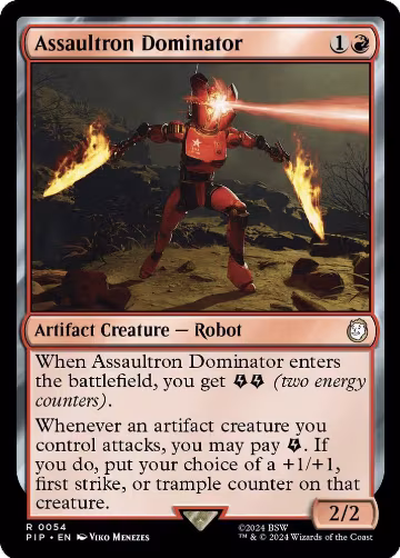 Assaultron Dominator (54), Universes Beyond: Fallout — Magic card price