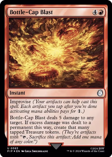 Bottle-Cap Blast (Surge Foil) (583), Universes Beyond: Fallout — Magic card price