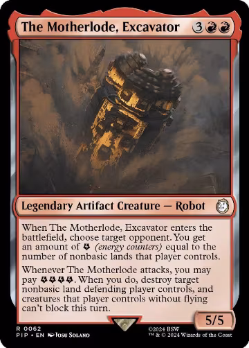 The Motherlode, Excavator (62), Universes Beyond: Fallout — Magic card price