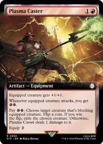 Plasma Caster (Extended Art) (390), Universes Beyond: Fallout — Magic card price