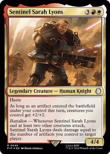 Sentinel Sarah Lyons (Surge Foil) (646), Universes Beyond: Fallout — Magic card price