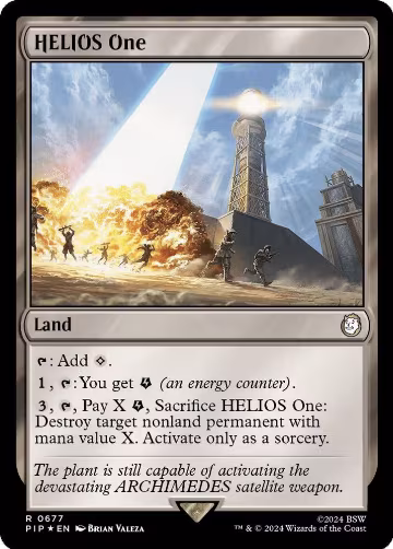 HELIOS One (Surge Foil) (677), Universes Beyond: Fallout — Magic card price