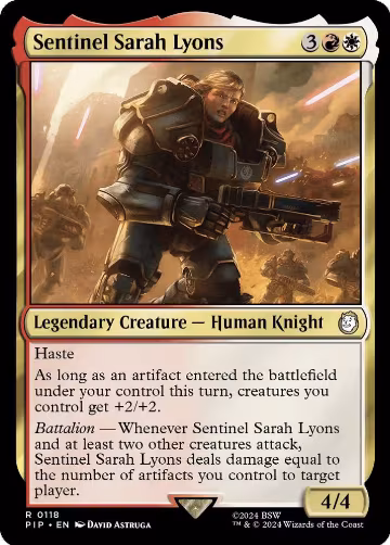 Sentinel Sarah Lyons (118), Universes Beyond: Fallout — Magic card price