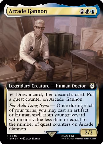 Arcade Gannon (Extended Art) (Surge Foil) (935), Universes Beyond: Fallout — Magic card price