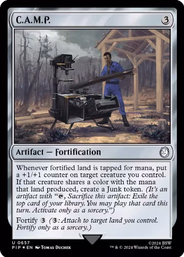 C.A.M.P. (Surge Foil) (657), Universes Beyond: Fallout — Magic card price