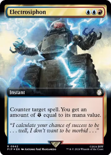 Electrosiphon (Extended Art) (Surge Foil) (942), Universes Beyond: Fallout — Magic card price