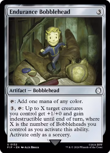 Endurance Bobblehead (132), Universes Beyond: Fallout — Magic card price