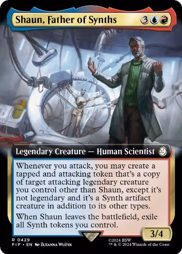 Shaun, Father of Synths (Extended Art) (429), Universes Beyond: Fallout — Magic card price