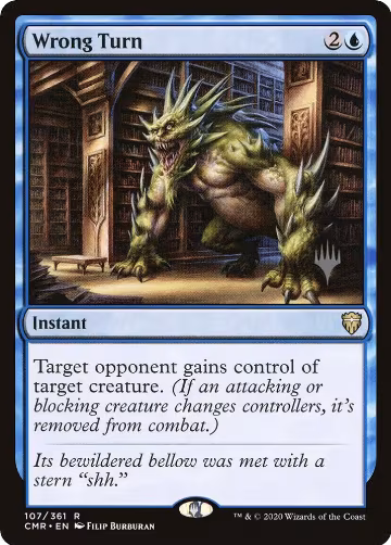 Wrong Turn (107), Promo Pack: Murders at Karlov Manor — Magic card price