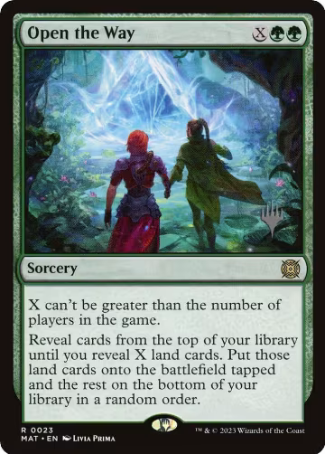 Open the Way (23), Promo Pack: Murders at Karlov Manor — Magic card price