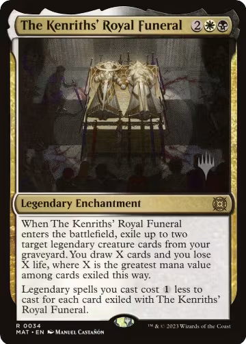 The Kenriths' Royal Funeral (34), Promo Pack: Murders at Karlov Manor — Magic card price