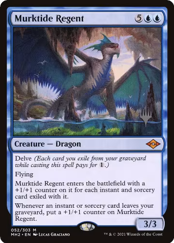 Murktide Regent (52), Promo Pack: Murders at Karlov Manor — Magic card price