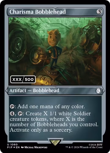 Charisma Bobblehead (Serial Numbered) (1060), Universes Beyond: Fallout — Magic card price