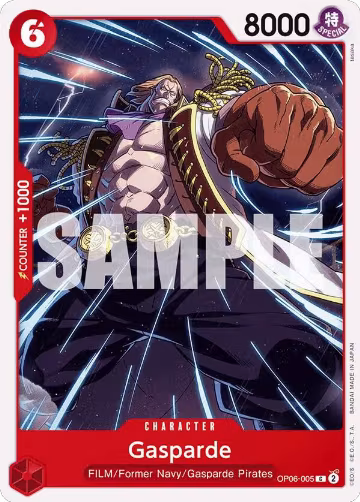 Gasparde (OP06-005), Wings of the Captain — One Piece card price