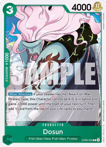 Dosun (OP06-030), Wings of the Captain — One Piece card price
