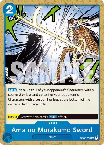 Ama no Murakumo Sword (OP06-056), Wings of the Captain — One Piece card price