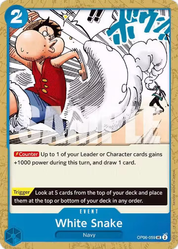 White Snake (OP06-059), Wings of the Captain — One Piece card price