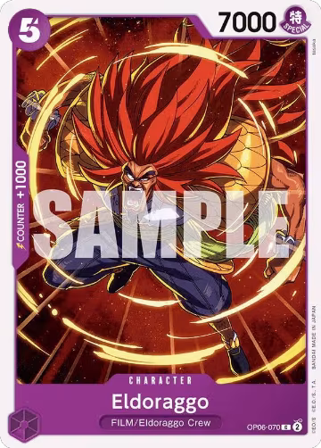 Eldoraggo (OP06-070), Wings of the Captain — One Piece card price