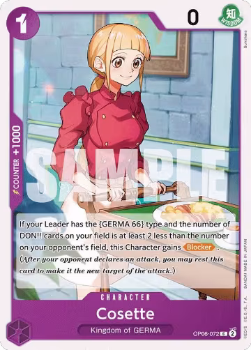 Cosette (OP06-072), Wings of the Captain — One Piece card price