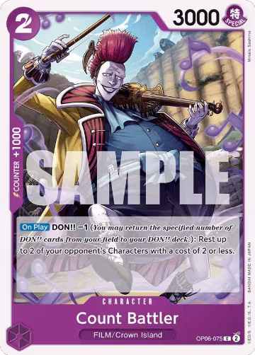 Count Battler (OP06-075), Wings of the Captain — One Piece card price
