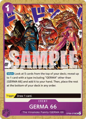 GERMA 66 (OP06-078), Wings of the Captain — One Piece card price