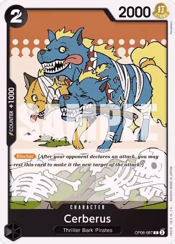 Cerberus (OP06-087), Wings of the Captain — One Piece card price