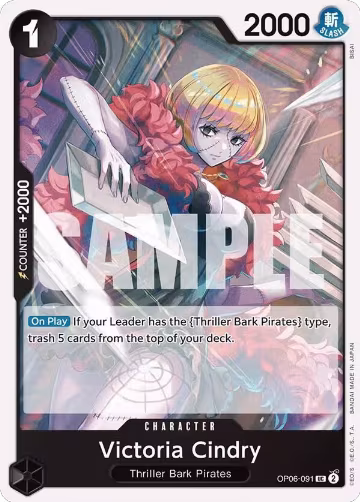 Victoria Cindry (OP06-091), Wings of the Captain — One Piece card price