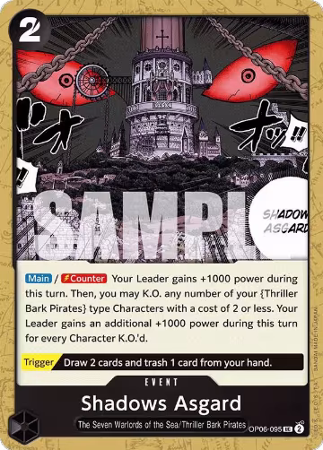 Shadows Asgard (OP06-095), Wings of the Captain — One Piece card price