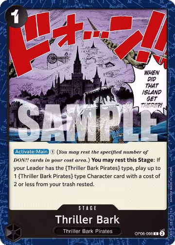Thriller Bark (OP06-098), Wings of the Captain — One Piece card price