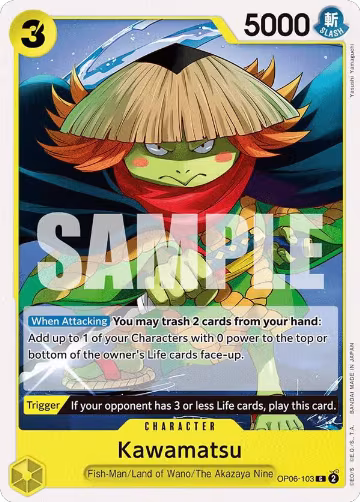 Kawamatsu (OP06-103), Wings of the Captain — One Piece card price