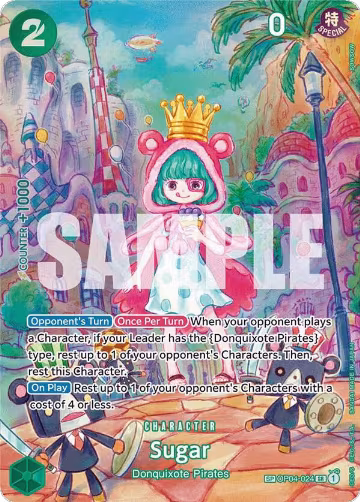 Sugar (SP) (OP04-024), Wings of the Captain — One Piece card price