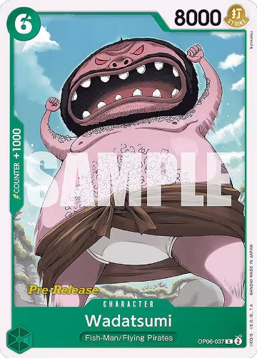 Wadatsumi (OP06-037), Wings of the Captain Pre-Release Cards — One Piece card price
