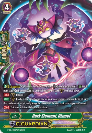 Dark Element, Dizmel (Spring Fest 2024) (V-PR-0287EN), Promo Cards — Vanguard card price