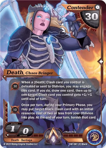 Death, Chaos Bringer (DB1-001), Year of the Dragon — Alpha Clash card price