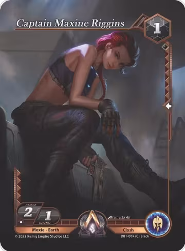 Captain Maxine Riggins (DB1-007), Year of the Dragon — Alpha Clash card price