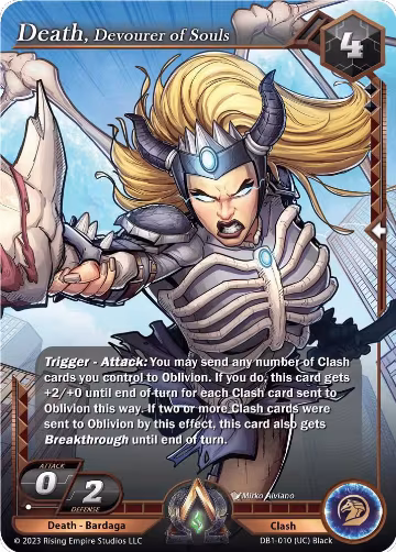 Death, Devourer of Souls (DB1-010), Year of the Dragon — Alpha Clash card price