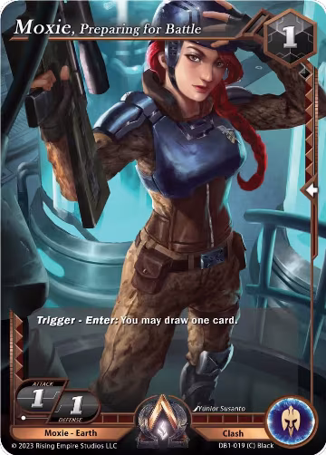 Moxie, Preparing for Battle (DB1-019), Year of the Dragon — Alpha Clash card price
