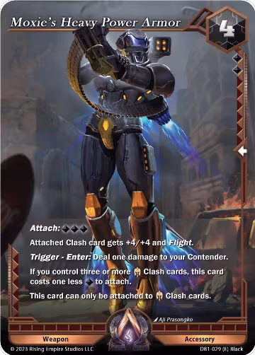 Moxie's Heavy Power Armor (DB1-029), Year of the Dragon — Alpha Clash card price