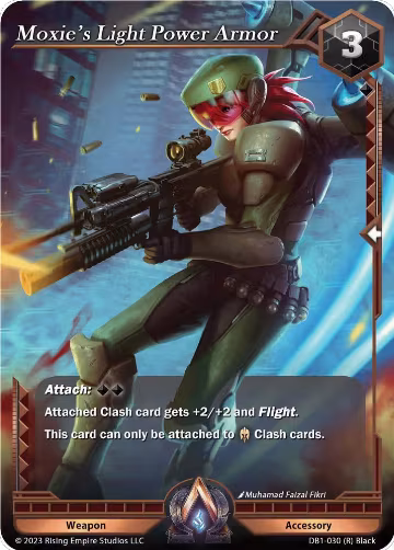 Moxie's Light Power Armor (DB1-030), Year of the Dragon — Alpha Clash card price