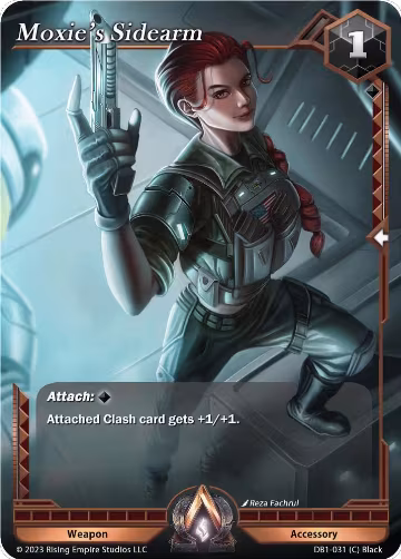 Moxie's Sidearm (DB1-031), Year of the Dragon — Alpha Clash card price