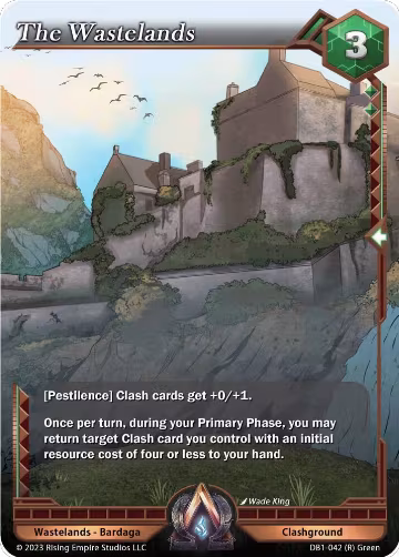 The Wastelands (DB1-042), Year of the Dragon — Alpha Clash card price