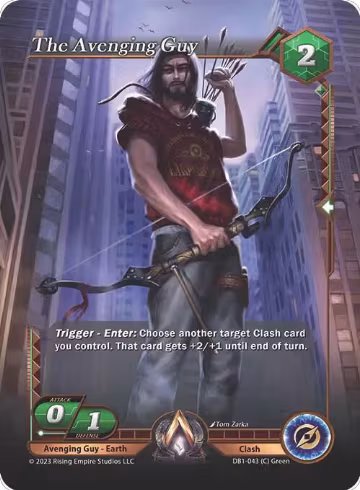 The Avenging Guy (DB1-043), Year of the Dragon — Alpha Clash card price