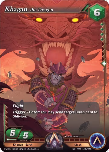 Khagan, the Dragon (DB1-045), Year of the Dragon — Alpha Clash card price